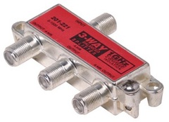 Steren: 3 Way Coaxial Cable Splitter