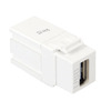 ICC Cabling Products IC107UAAWH White USB Keystone Jack