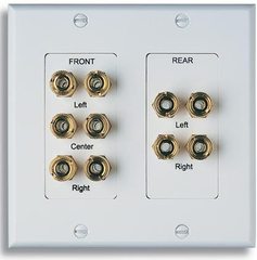 Linear: HTWP 5.0 Speaker Wall Plate 