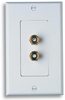 Linear SL2 Professional Grade Single Speaker Wall Plate White  