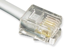 ICC Cabling Products: 7 ft 6P4C Telephone Cable
