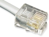 ICC ICLC407FSV 6P4C Pin 2-5 Pre-Terminated Telephone Cable 7 foot    
