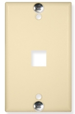 ICC Cabling Products: IC107FFWIV Phone Wall Plate