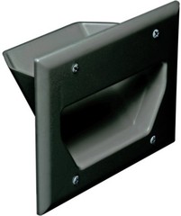 Datacomm: 45-0003-BK 3 Gang Home Theater Plate 