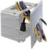 Datacomm 45-0010 White Recessed Home Theater Media Box 