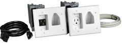 Datacomm: 50-3323-WH-KIT Cable Organizer Kit