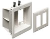 Arlington Industries TVBU505 Double Gang Recessed TV Box 