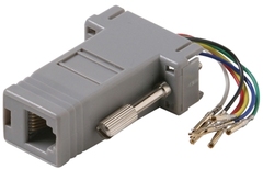 Cabling Plus: DE9 Female to 6x6 Modular Adapter