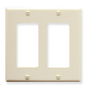 ICC Cabling Products IC107DFDAL Almond 2 Gang Decora Faceplate
