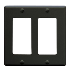 ICC Cabling Products: IC107DFDBK 2 Gang Decora Faceplate