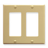 ICC Cabling Products IC107DFDIV Ivory 2 Gang Decora Faceplate
