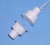 Flair Electronics VIP48-1 1" Gap Recessed Magnetic Contact White
