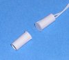 VIP94-2 - Flair Electronics 3/8" STUBBY Recessed Magnetic Alarm Contact, White