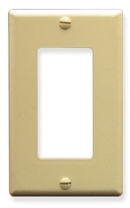 ICC Cabling Products: IC107DFSIV 1 Gang Decora Faceplate