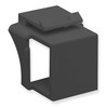 ICC Cabling Products IC107BN0BK Black Keystone Blank Inserts 10 Pack