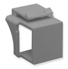 ICC Cabling Products IC107BN0GY Gray Keystone Blank Inserts 10 Pack