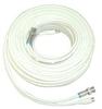 150 ft Premade CCTV Security Camera RG59 Siamese Cable White 