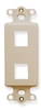 ICC Cabling Products IC107DI2IV Ivory 2 Port Decora Insert 