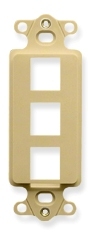 ICC Cabling Products: IC107DI3IV 3 Port Decora Insert
