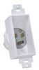 Midlite 4642-W Single Port Recessed Decora Power Inlet White    