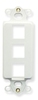 ICC Cabling Products IC107DI3WH White 3 Port Decora Insert