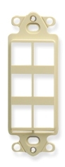 ICC Cabling Products: IC107DI6AL 6 Port Decora Insert