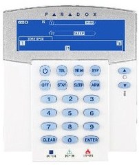 Paradox: K37 32-Zone Wireless Fixed LCD Keypad