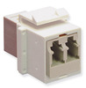 ICC IC107LC2WH LC Duplex Fiber Keystone Adapter Module White