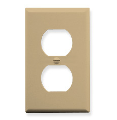 ICC Cabling Products: IC106FP2AL 2 Port Electrical Faceplate