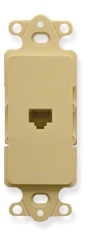 ICC Cabling Products: IC630DI6IV RJ11 Voice Jack Decora Insert