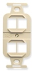 ICC IC1074PIAL 4 Port Electrical Insert Almond