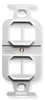 ICC IC1074PIWH 4 Port Electrical Insert White 