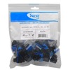 ICC IC107E5CBK Black Cat5e EZ Modular Keystone Jack 25 Pack