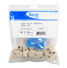 ICC IC107F5CIV Ivory High Density Cat5e Modular Keystone Jack 25 Pack