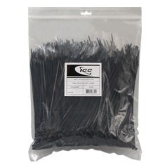 ICC Cabling Products: ICACSS8KBK Black 8 Cable Tie 1000 Pack