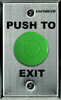 SECO-LARM SD-7201GC-PEQ Stainless Steel "Push to Exit" Push-To-Exit Plate 