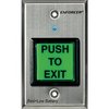 SECO-LARM SD-7202GC-PEQ Illuminated "Push to Exit" Request-To-Exit Plate 