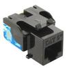 ICC IC1078E5BK EZ Cat5e Modular Keystone Jack Black