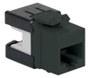 ICC IC1078GABK Black Cat 6A HD Modular Keystone Jack