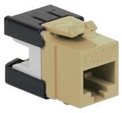 ICC Cabling Products: IC1078GAIV Ivory Cat 6A HD Keystone Jack