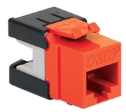 ICC Cabling Products: IC1078GAOR Orange Cat 6A HD Keystone Jack