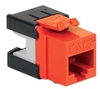 ICC IC1078GAOR Orange Cat 6A HD Modular Keystone Jack
