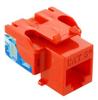 ICC IC1078E5OR EZ Cat5e Modular Keystone Jack Orange