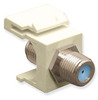ICC IC107B9FAL Almond Nickel Plated 3 GHz F Connector Keystone Jack