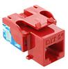 ICC IC1078E5RD EZ Cat5e Modular Keystone Jack Red
