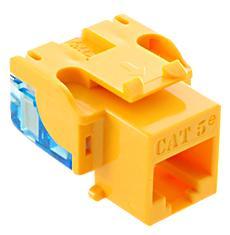 ICC Cabling Products: IC1078E5YL Cat5e Keystone Jack 