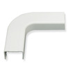 ICC Cabling Products ICRW33FEWH 1 1/4 White Raceway Flat Elbow 