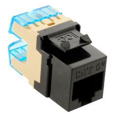 ICC Cabling Products: IC1078F5BK HD Cat5e Keystone Jack