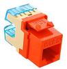 ICC IC1078F5OR High Density Cat5e Modular Keystone Jack Orange