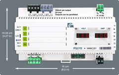 PARADOX: PS27D 4 Output 2.85A Power Supply Module